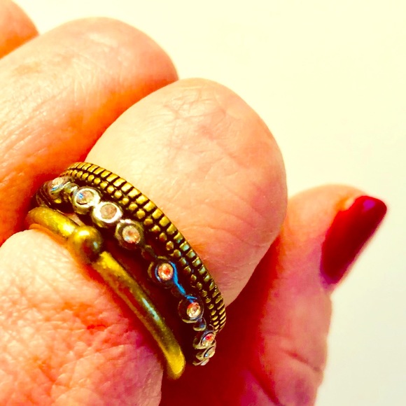 Silpada “Destination” Stack Rings - Picture 2 of 6
